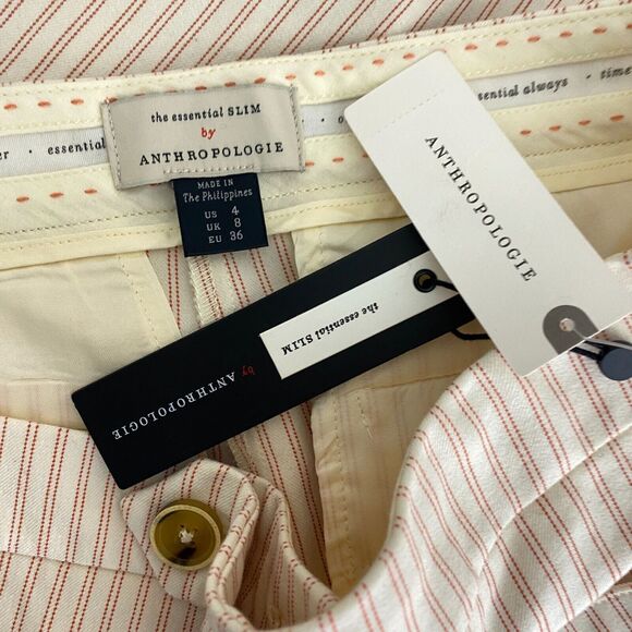 New Anthropologie The Essential Slim Pants Women's Size 4 - Picture 3 of 9